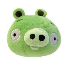 Angry Birds Peluche Verde 13cms